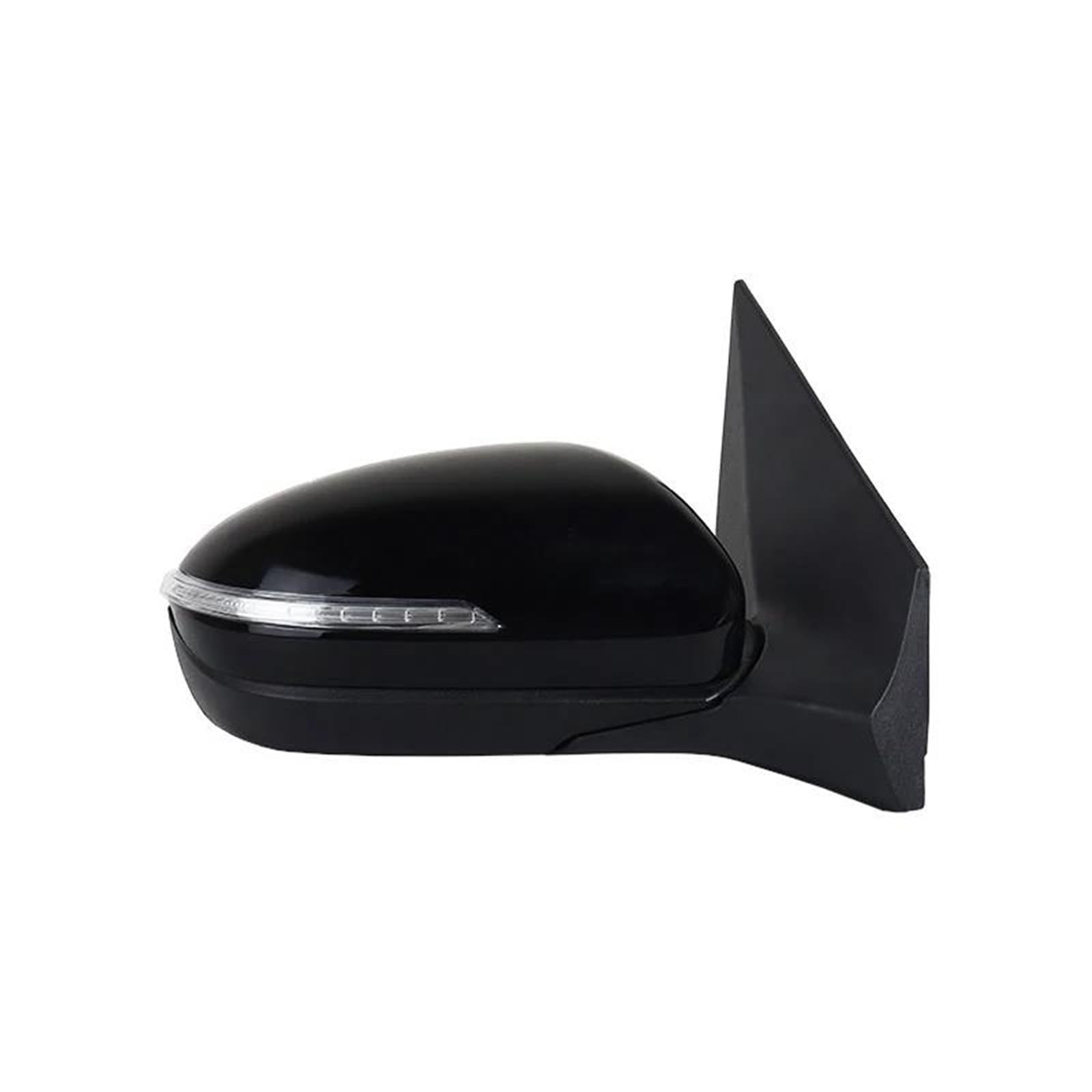 Specchietti Esterni Completi per Hyundai per I20 16 17 Gruppo Specchietto Retrovisore Pieghevole Indicatore Direzione Riscaldamento Regolazione Specchietto Retrovisore(Nero,5 Wire R)