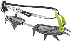 C.A.M.P. - Stalker - Semi-Automatic: Geometría optimizada para botas modernas Atadura semiautomática que se adapta a las botas que no tienen ranuras en el talón La varilla de ajuste flexible y la geometría de la plataforma frontal aseguran una adaptación perfecta al caminar 12 puntas pa...