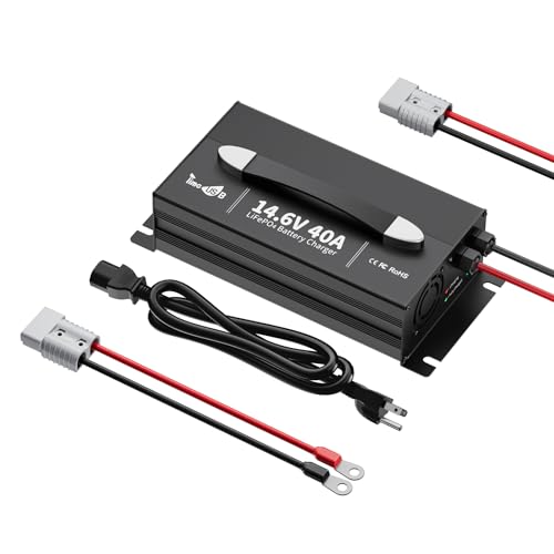 Timeusb 14,6V 20A LiFePO4 Batterieladegerät für LiFePO4-Akkus (14,6V 50A)