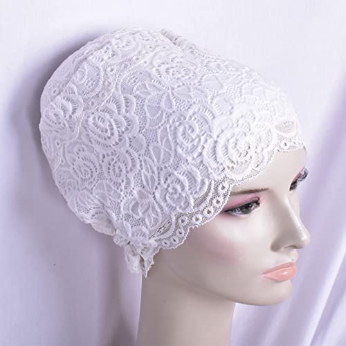 MuLanLegend Handmade Lace Bun | Non-Slip Anti-Slip Hijab Volumizer Cap Turban | Under Scarf3