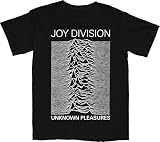 Joy Division Men's Unknown Pleasures T-Shirt Black Medium | Officially Licensed Merchandise