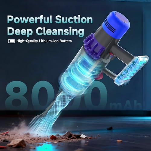 EGR 8000mAh Battery Replacement Compatible with Dyson V10 Animal/Absolute/Fluffy/Motorhead SV12 Cordless Stick Vacuum Cleaner with 2 Filters by EGR - Image 6
