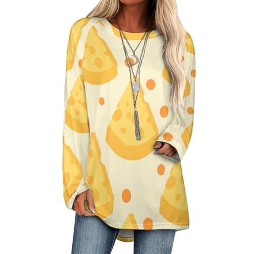 Women's Casual Loose Long Sleeve Shirts Blouses