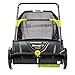Earthwise LSW70021 21-Inch Width Leaf & Grass Push Lawn Sweeper, Black