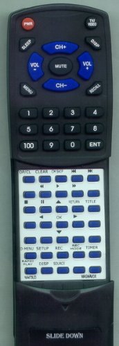 Replacement Remote Control for MAGNAVOX NA473UD, NA473, ZC320MW8