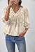 Womens Bohemian Blouses Spring Tops for for Women 3/4 Sleeve Fashion 2026 Dressy Casual Shirts for Shorts Apricot Print L