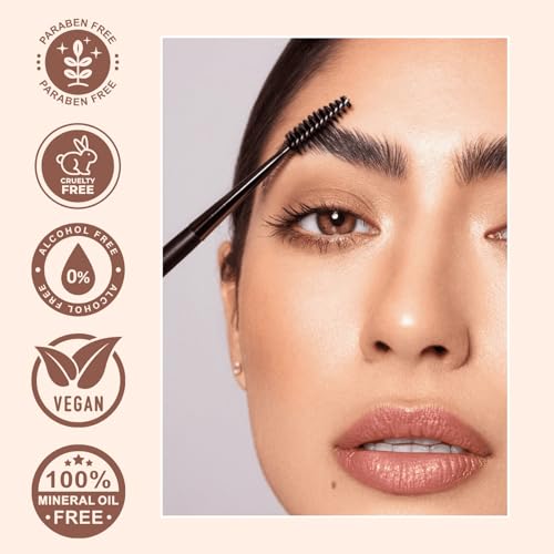 Image of Lakyou Beauty 4 in 1 Eyebrow Palette for Women & Girls | Eyebrow Powder Cake with Dual-Sided Angled Brush & Spoolie | Natural Shades | Water Resistant | Long Lasting & Blendable Brow Makeup | 4g