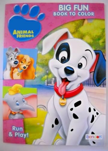 Dlsney Toddler Coloring & Activity Book -101 Dalmatians, Dumbo, Lady and The Tramp - 80 Pages