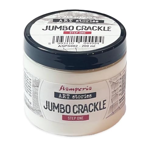 Jumbo Crackle Stamperia pour créer des craquelures géantes en mixed media - 3