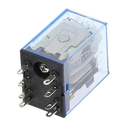Relais électromagnétique DPDT AC 110V miniature avec indicateur LED MY2NJ