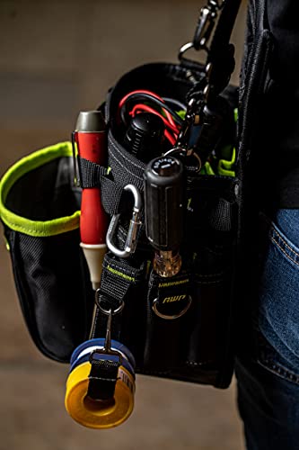 image for AWP TrapJaw 3-in-1 Electrician Tool Pouch with Spring-Loaded Technolog