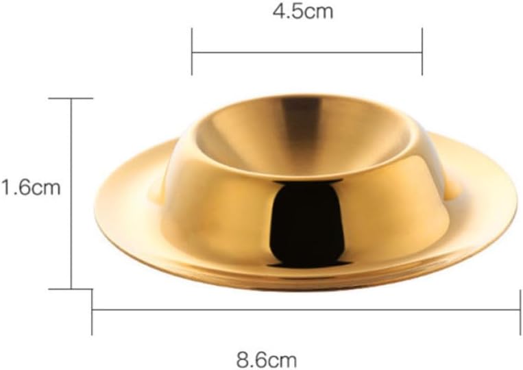 2pcs Stainless Steel Egg Cups Anti Roll Support for Breakfast