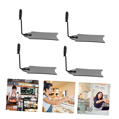 iplusmile 10 Pçs Clipe De Etiqueta De Preço Suporte De Joias Suporte De Metal Suporte De Foto Suport