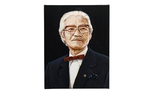 ご遺影をのある油絵で細密に描きます(41×32cm・背景無地)