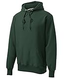 Joe's USA Super Heavyweight Pullover Hooded Sweatshirt-XL-DarkGreen