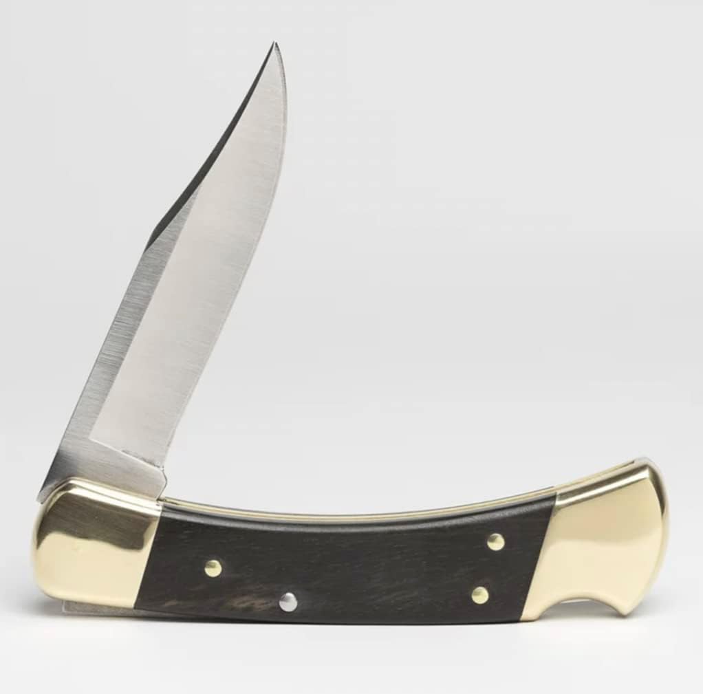 Buck Knives 110 Folding Hunter with Coin, 120th Anniversary Knife Tin