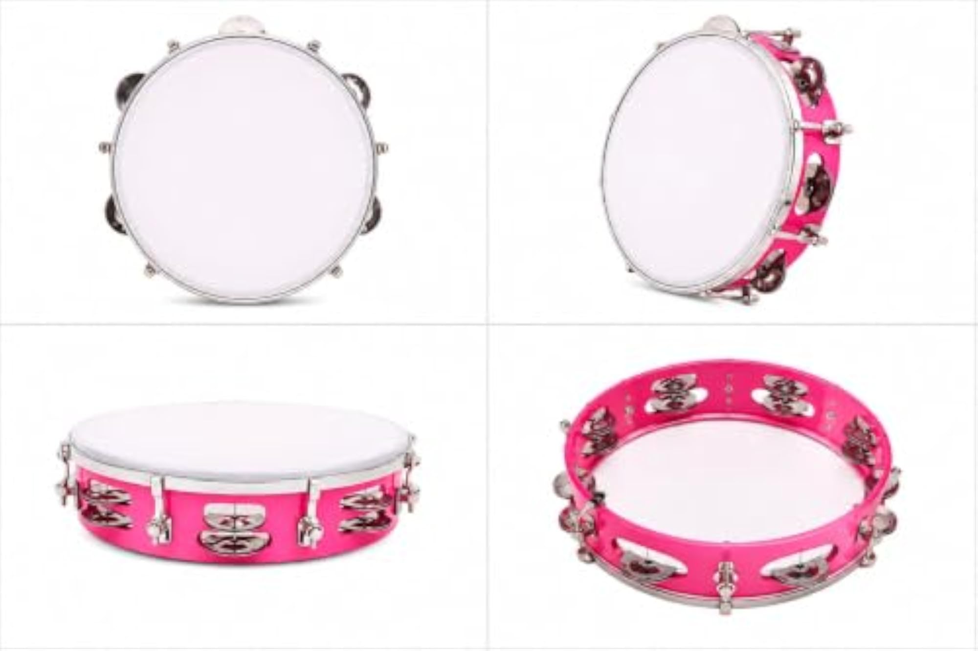 10 Inch Dafli Tambourine Hand Percussion Instrument