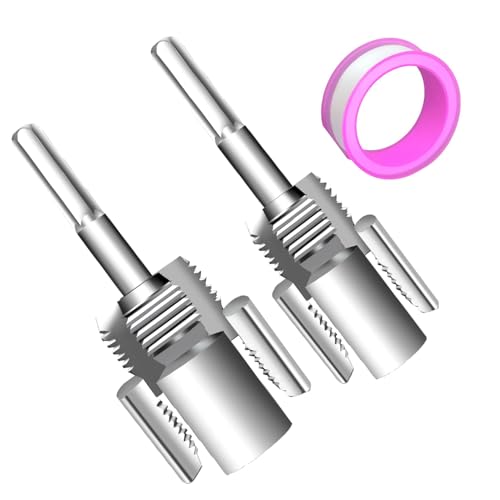 PVCパイプねじ切りツール | 5.08インチ電動パイプねじ切り機 | 金属製内外ねじ切り機 1/2インチ&3/4インチ パイプ 蛇口 散水 ガーデン DIY