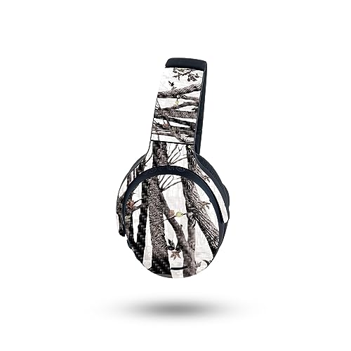 Image of MightySkins Carbon Fiber Skin Compatible with Skullcandy Crusher ANC 2 - Artic Camo | Protective, Durable Textured Carbon Fiber Finish | Easy to Apply