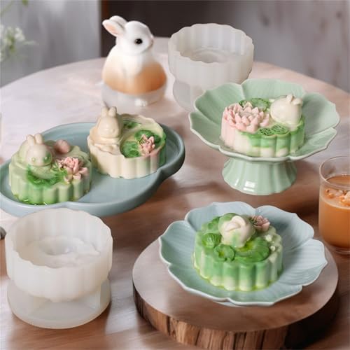 Molde de silicona para cocina con diseño de conejo miniatura 2