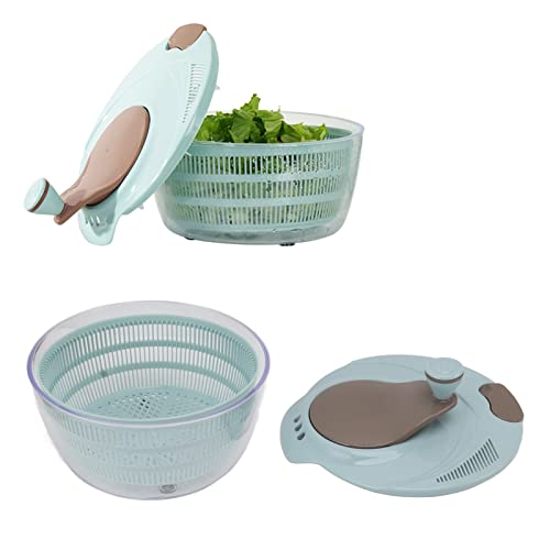 Salad Spinner Vegetable & Fruit Dryer (Blue)