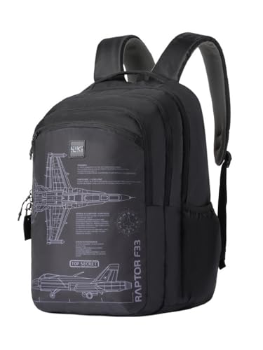 Image of Wildcraft Wiki Thryll 40 Backpack For Boys & Girls | 40 Ltr with Laptop Sleeve, DIY Kit, Rain Cover, and Three Compartments with Padded Shoulders |Best for Books,Stationery & Essentials