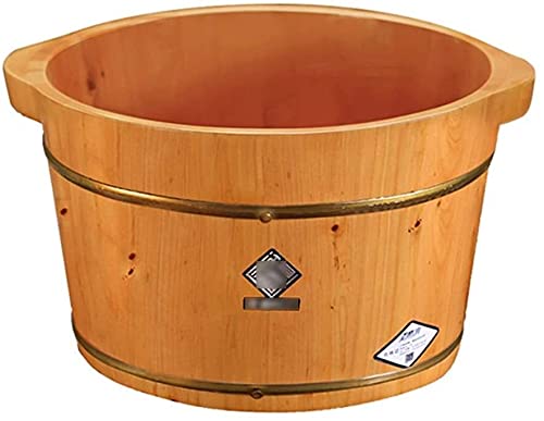 Bañera de pies de madera para uso doméstico, 20 cm alto