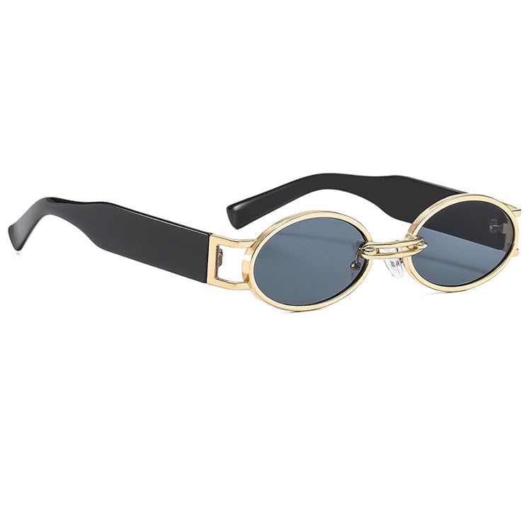 bullabulling Fashion Punk Sunglasses Small Oval Women Sunglasses Designer Vintage Men Sun Glasses Shades UV4003