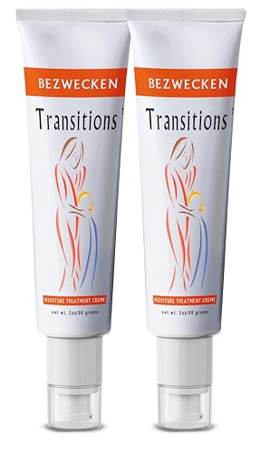 Bezwecken - Transitions - 2oz Crme - Professionally Formulated Topical Wrinkle Treatment for Face & Neck - Safe Natural Paraben Free - 60 Day Supply - (2-Pack)