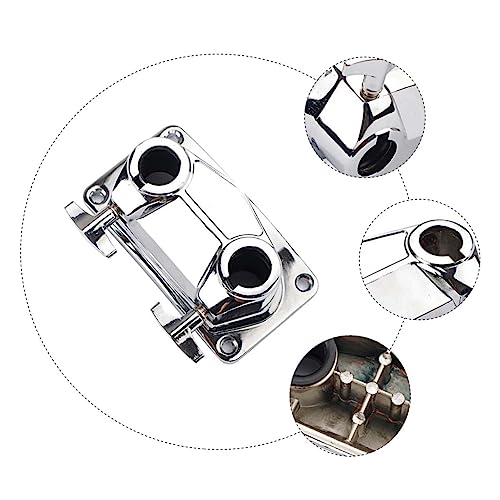 Totority Abrazadera de Conexión Doble de Metal para Batería y Percusión miniatura 4