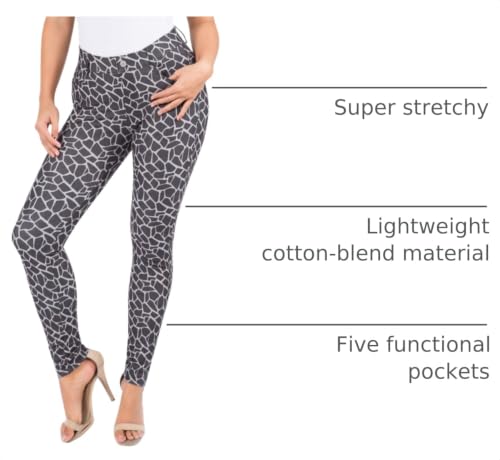 Image of YELETE Women's Basic Five Pocket Stretch Jegging Tights Pants