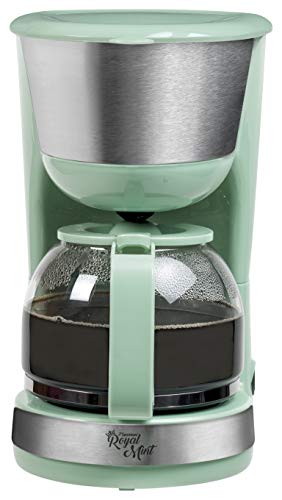 Bestron Kaffeemaschine mit Warmhalteplatte, Royal Mint, Für gemahlenen Filterkaffee, 10 Tassen, 1000 Watt, Mintgrün – Bild 4