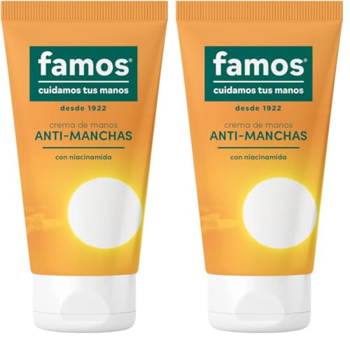FAMOS - Crema de Manos Anti-manchas - 75 ml (Paquete de 2)
