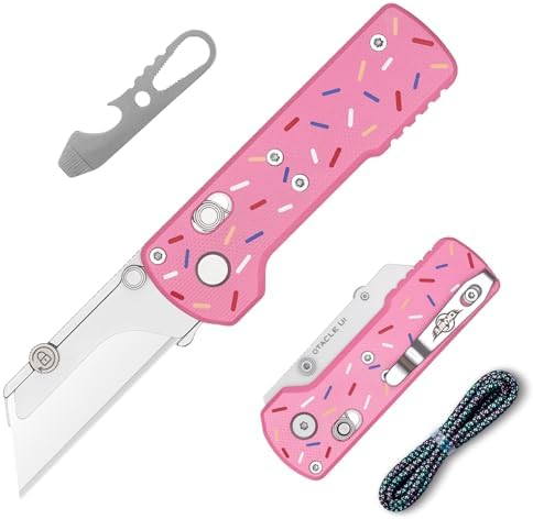 OKNIFE Otacle U1 Folding Utility Knife with Quick Change Blade & ...
