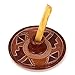 Plato para poste de santo Mochica, incluye 1 poste de palo santo – Fabricado artesanalmente en terracota – Soporte ideal para madera de palo santo