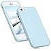 kwmobile Case for Apple iPhone SE (2016) / 5 / 5S - Slim Soft TPU Silicone Cover - Light Blue Matte