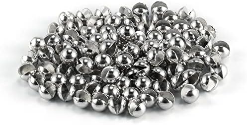 Dr.Fish 100 Pack Tin Split Shot Sinkers, Non Toxic Fishing Weight, Enviornmental Lead-Free Fishing Sinker Freshwater Saltwater #B
