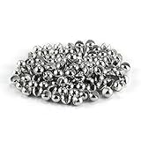 Dr.Fish 100 Pack Tin Split Shot Sinker Non Toxic Fishing Weight Enviornmental Lead-Free Fishing Sinker Freshwater Saltwater #5