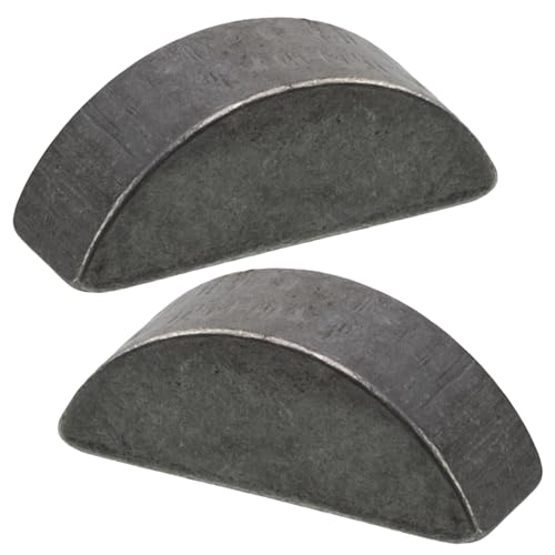 AERZETIX - C75989 - Juego de 2 chavetas en forma de media luna 3x3.7x10mm - en acero