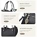 Imagen de FORRICA Bolso Mujer Bolsa de Mano con Delicado Colgante Elegante Bolso de Hombro con Asa Superior Cuero PU Señora Bolso Bandolera para Compras Trabajar Negro