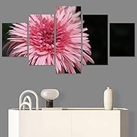 SIGNWIN 5 Panel Canvas Wall Art Flora Snapshot for Home Decorations Ready to Hang - 60