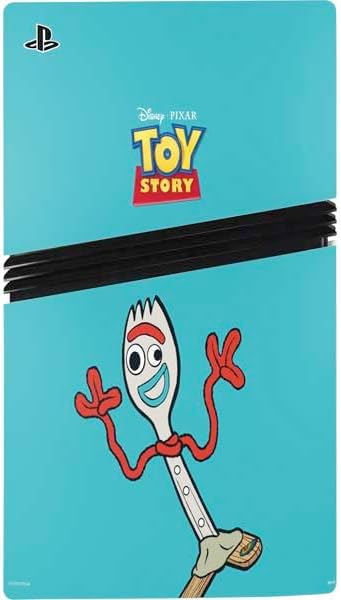 Skinit Decal Gaming Skin Compatible with PS5 Pro Bundle - Officially Licensed Disney Toy Story Forky Design