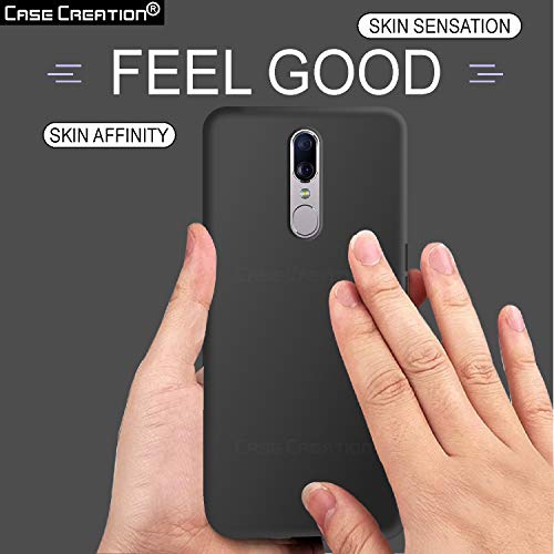 Image of Case Creation Luxurious OG Series for OppoF11 Case Cover,Anti-Dirty Slim Case Frosted Matte Cute Candy TPU Raised Bezel (Splash of Color) Back Cover for Oppo F11 -Black
