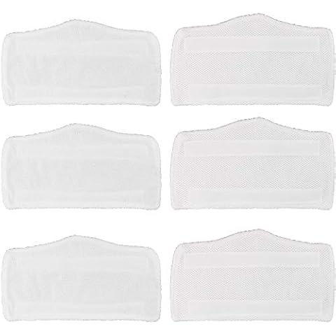 Tidy Monster 6 Pack Microfiber Replacement Washable Cleaning Pads for Shark Steam & Spray Mop S3101 S3202 S3250 S3251 SK410 SK435CO SK460 SK140 SK141 (6) Cover