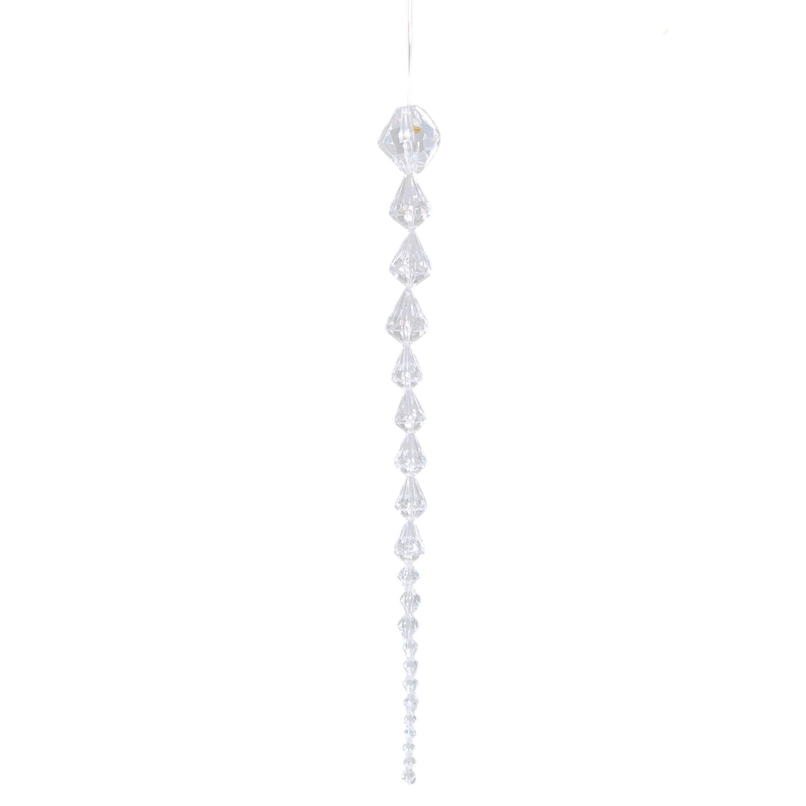 Kalttoy E Shatterproof Acrylic Snowflak Ornament Crystal Ic Drops Hanging Decoration For Wedding Christmas Tre Decoration Hanging Snowflak Ornament