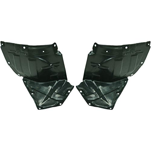 For Mazda MX-5 Miata Splash Guard/Fender Liner 2006 2007 2008 Driver and Passenger Side Pair/Set | Front | For MA1250102, MA1251102 | NE515614ZC, NE515613ZC