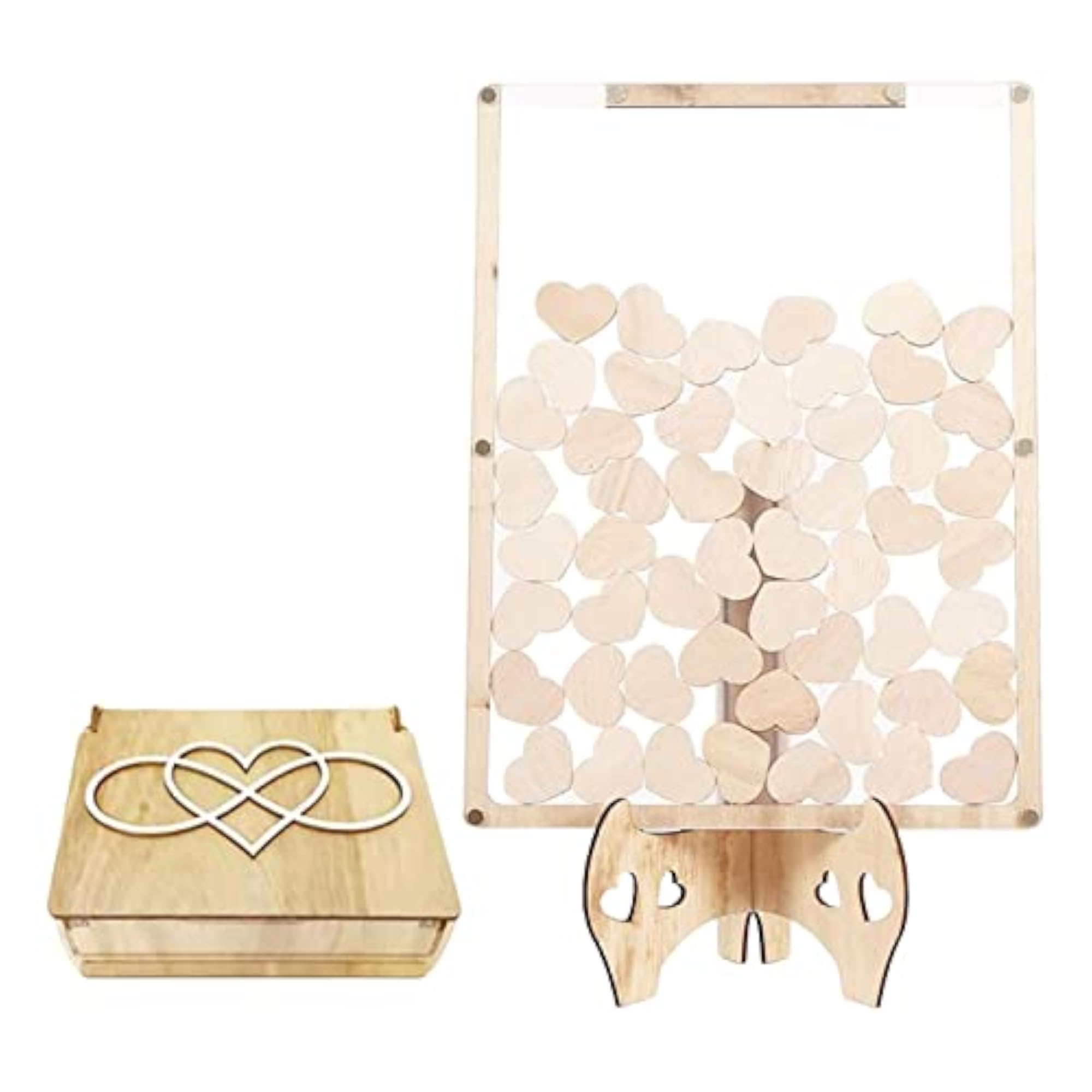 Drop Box Decorations with Stand for Wedding Reception