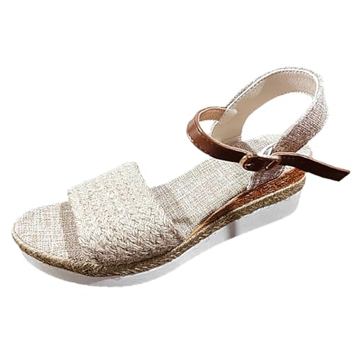 Sandales pieds nus en cuir souple au design romain épuré