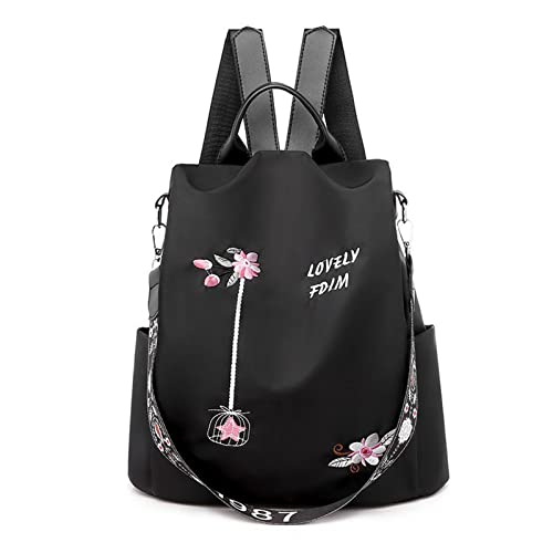 XAGMODSHN Theft - Mochila para mujer, mochila escolar elegante, Negro, Talla única