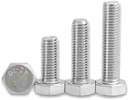Amazon | 4 Pcs M12 Hex Bolt M12-1.75 x 75mm UNC Hex Head